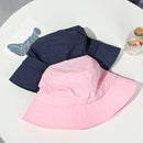 With Windproof Rope Foldable Anti-UV Bucket Hat Beach Cap Sun Hat Fisherman Cap