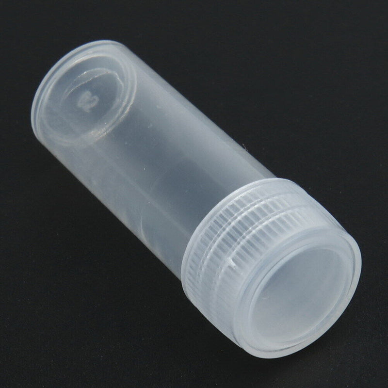 50Pcs 5g Volume Plastic Sample Bottle 5ML Small Bottle Vial Storage Contain
