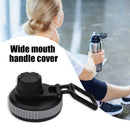 #A Wide Mouth Water Bottle Cup Straw Flip Lid Cap Drinkware Cover for Hydro Flas