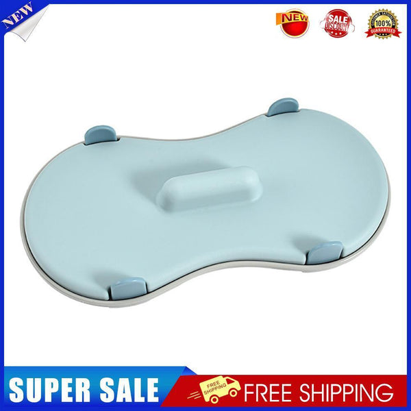 Microwave Egg Poacher 2 Cavity Boiled Egg Box Kitchen Cooking Gadget (Blue)