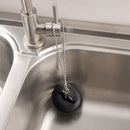 Silicone Round Sewer Drain Cover With Chain Water Sink Plug Bathtub Stopper