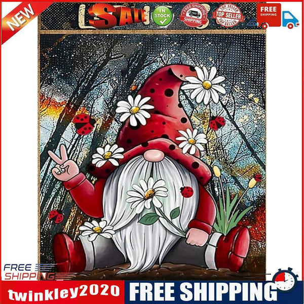 11CT Printed Full Cross Stitch Handcraft Flower Goblin Artwork Wall Decor