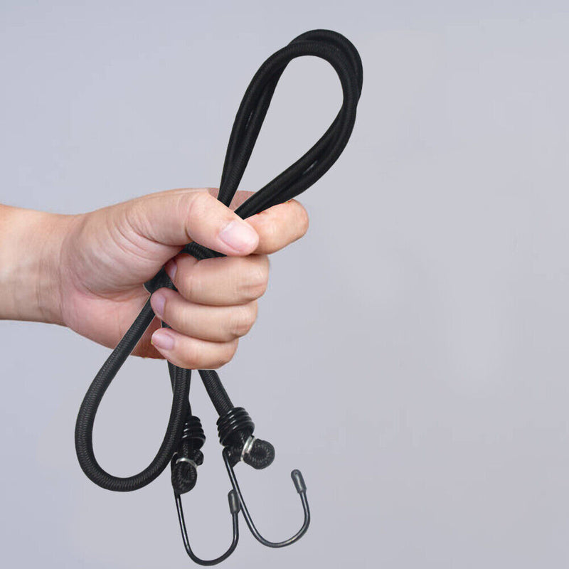 1.2m Outdoor Camping Hiking Bungee Rope Kayak Boat Cord Strap Elastic Leash Belt