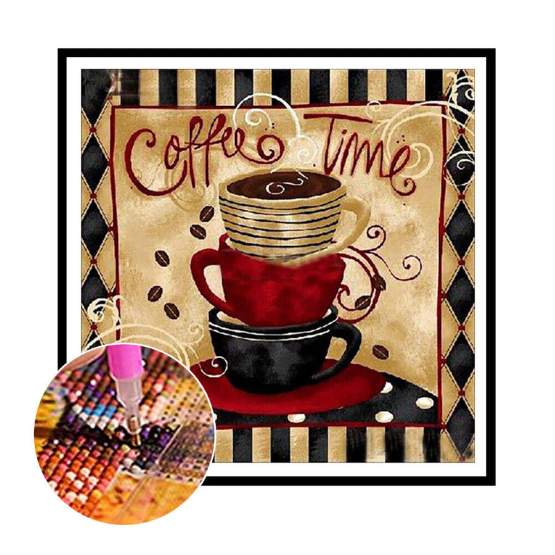1989candy Diamond Embroidery Painting DIY Retro Coffee Full Drill Cross Stitch K