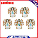 5pcs DIY Full Drill Special Shaped Diamond Painting Angel Shape Keyring Pendant