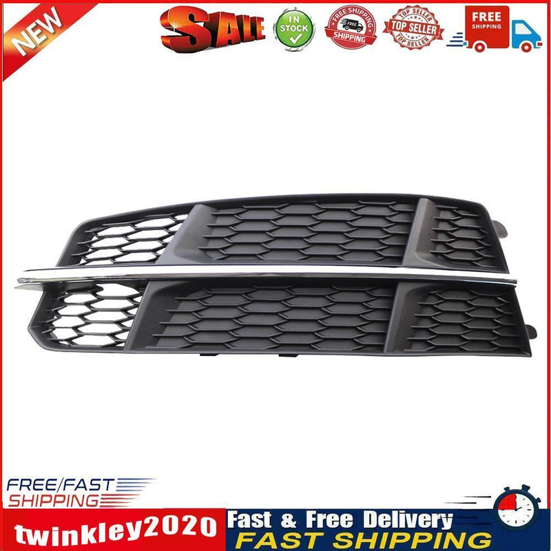Car Front Bumper Fog Lamp Grille for A6 (C7) S-LINE 14-18 Cover Kit (Left) Newly