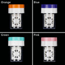 Rotatable Soaking Box Travel Glasses Holder Candy Color Contact Lens Case