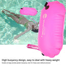 Inflatable Swimming Float Air Dry Bag PVC Buoy Water Sport Bag (Rose Red) Newly