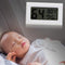 Mini Digital LCD Temperature Humidity Meter Thermometer (White Fahrenheit)