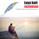 Minnow Fishing Lures 10.5cm 25.4g Sinking Artificial Wobbler Bait (Blue) Newly
