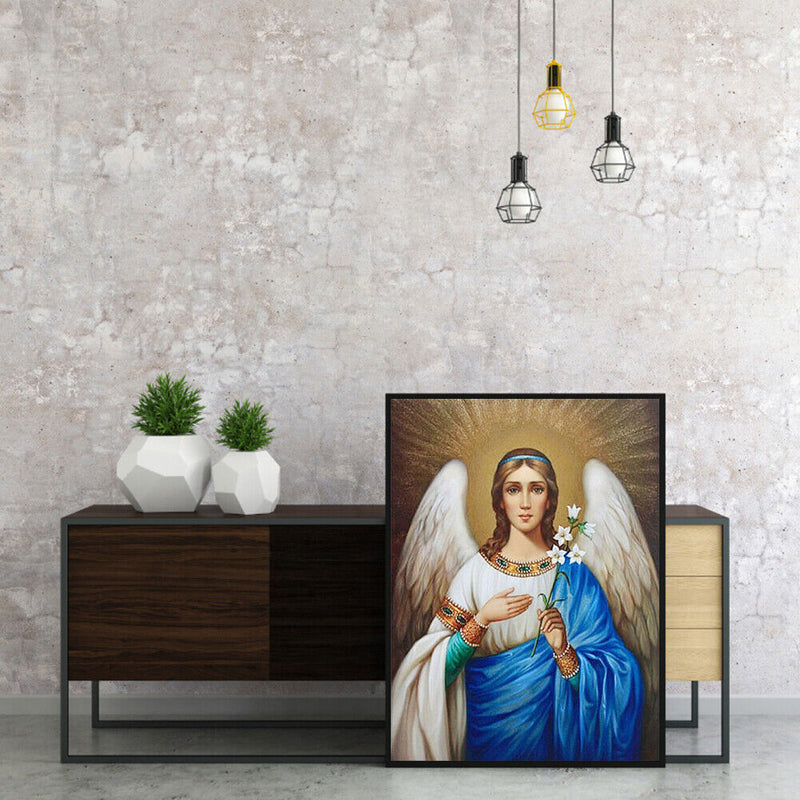 Angel Drawing Frameless DIY Oil Paint by Numbers Canvas Home Decoration Kit