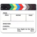 Acrylic Action Slate Clap TV Film Movie Director's Clapboard Clapperboard