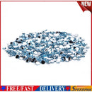 30g 6mm Crystal Rhinestone Acrylic Flat Back for DIY Clothing (Light Blue)