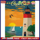 5D DIY Diamond Painting Seaside Full Round Drill Mosaic Rhinestone Home Pictu
