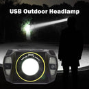 LED USB Headlamp Charging Outdoor Camping Fishing Work Headlight Searchlight