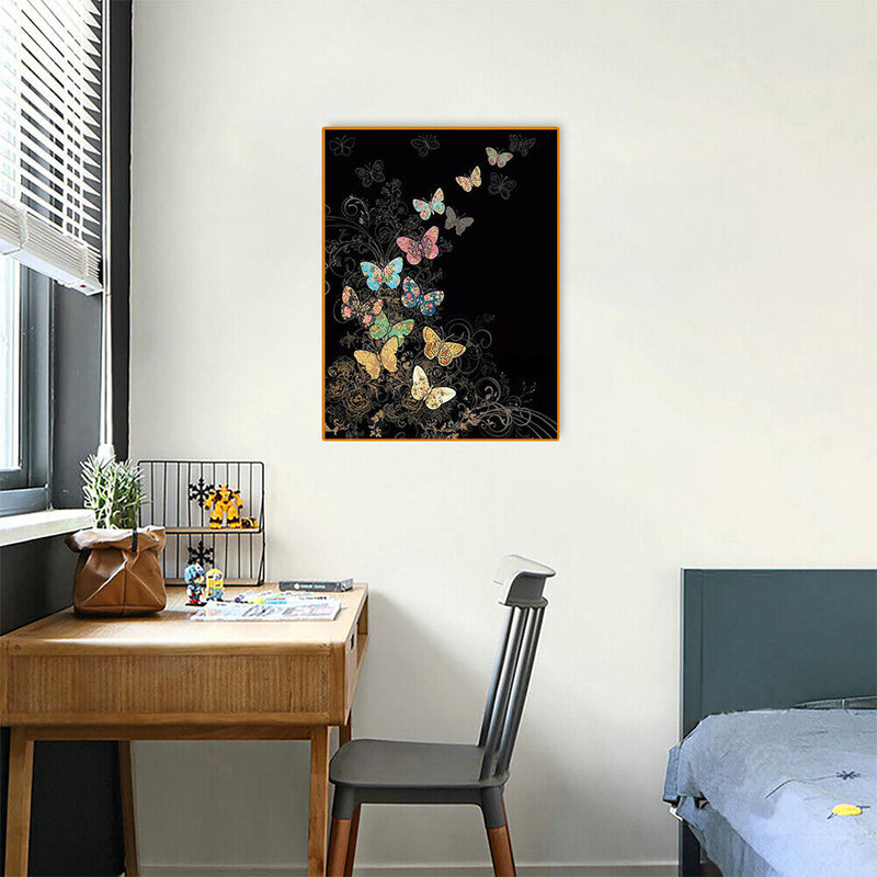 5D DIY Butterfly Full Round Diamond Painting Mosaic Rhinestone Picture