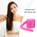 Soft Hair Perm Dryer Drying Cap Adjustable Women Home Hairdressing (Pink)