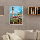 5D Kit DIY lighthouse Round Diamond Painting Mosaic Rhinestone Picture