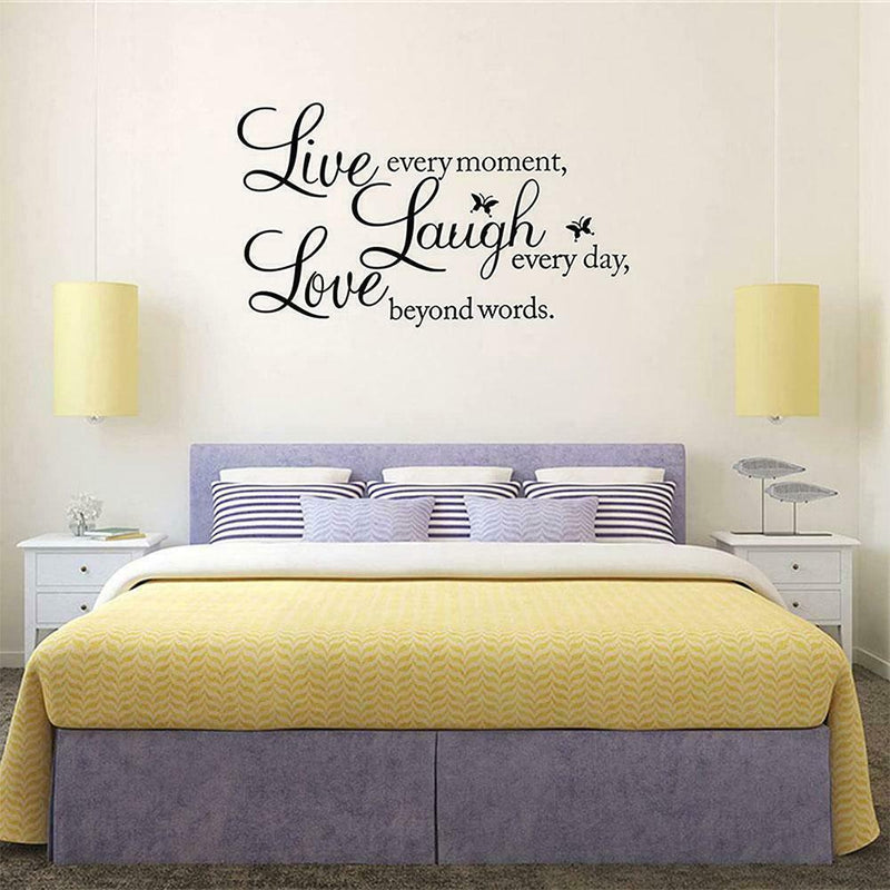 Live Laugh Love Family Home Quote Wall Stickers Art Removable Decals Room U4X1