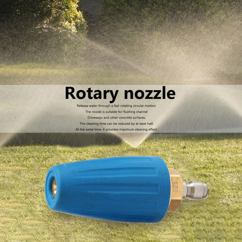 4000psi High Pressure Cleaning Water Spray Nozzle Ceramic Core Rotary Spray