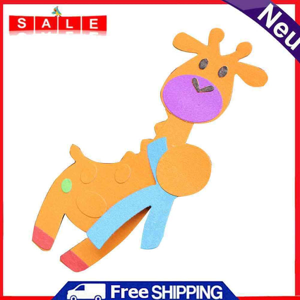 Jigsaw Puzzle Giraffe Deer DIY Cutting Dies Metal Stencils Scrapbook - 134141