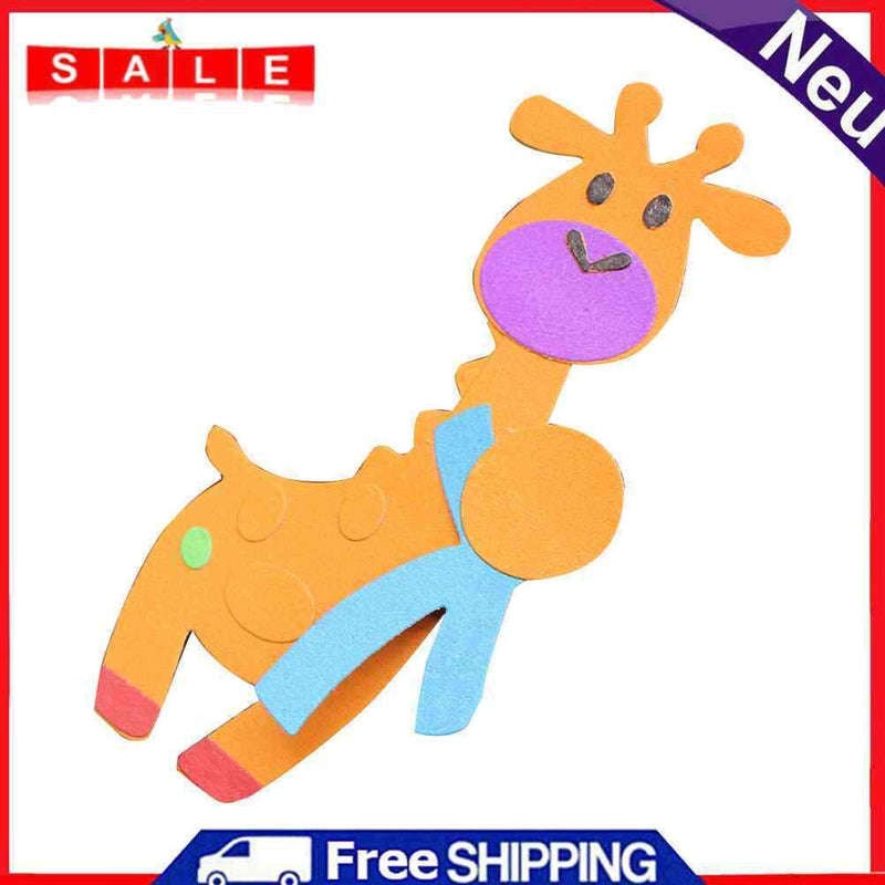 Jigsaw Puzzle Giraffe Deer DIY Cutting Dies Metal Stencils Scrapbook - 134141