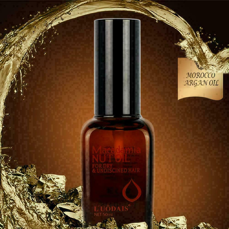 1 PCS Pure Moroccan Argan Oil Macadamia Nut Oil Hair Treatment Scalp C6K1 & N5X2