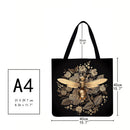Bee Printed Shoulder Shopping Bag Casual Large Tote Handbag (40*40cm) F