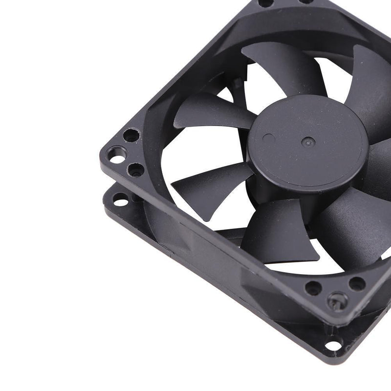 Computer Fan 8025 Desktop PC Case Cooling Fan DC 12V 2-Pin 2-Wire Connector