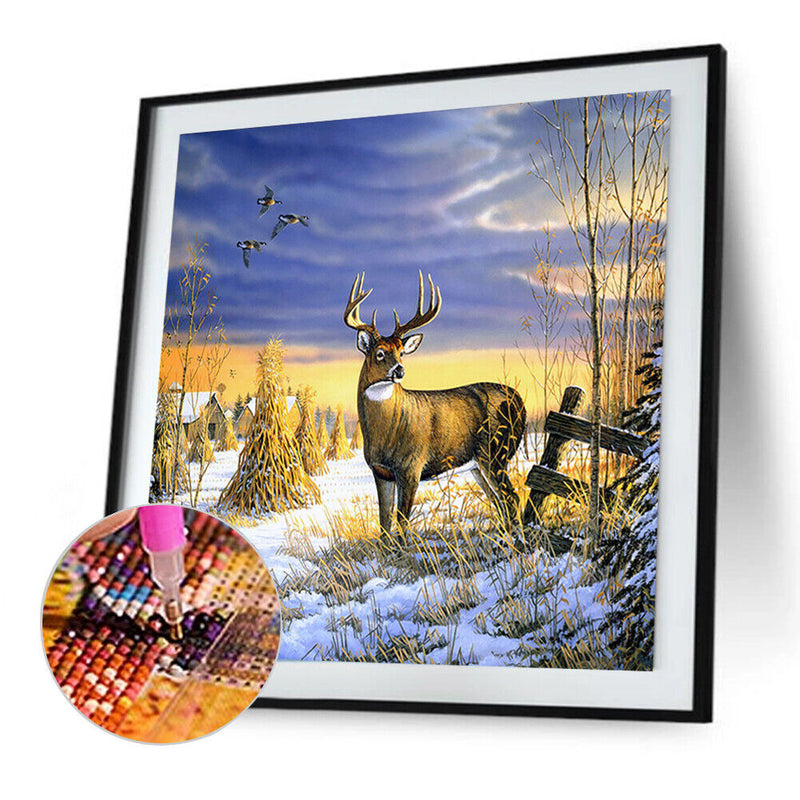 5D DIY Full Drill Diamond Painting Animals Cross Stitch Kit Wall Art (W238)