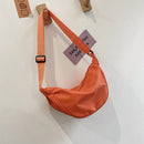 Fashion Women Canvas Messenger Bag Casual Ladies Chest Bag Purse (Orange)