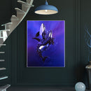Killer Whale Oil Paint By Numbers Kit DIY Acrylic Painting on Canvas (B1477)