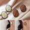 Women Gift Round Earrings Jewelry Stud Earrings Enamel Earring Geometric