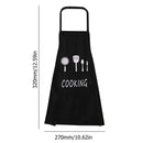 Kitchen Apron Waterproof Oil-Proof Cooking Chef Aprons with Pocket (Black) Newly