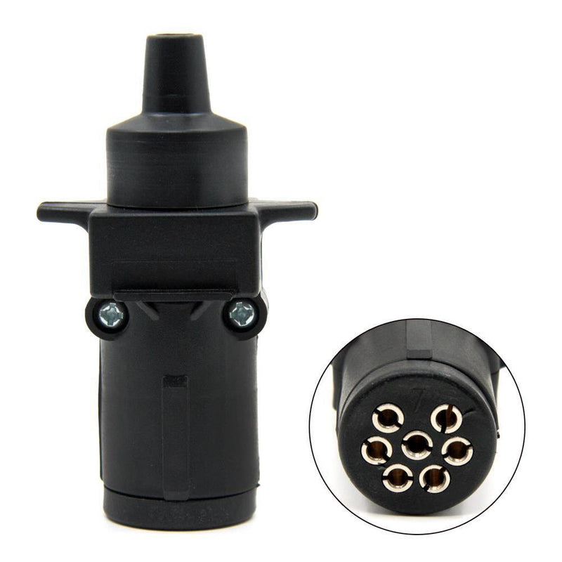 7 Pin 12V Plug Truck Cable European Trailer Signal Light Waterproof Plug Newly