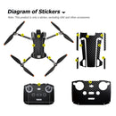 Scratch Resistant Stickers for DJI Mini 3 Pro Remote Controller Protector Decals