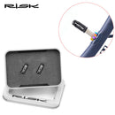 RISK MTB Road Bike Valve Caps Set Dustproof Tire Valve Cover (Black FV)
