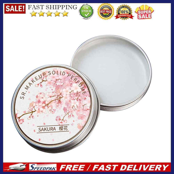 Portable Case Rose Women Retro Scent Fresh Solid Perfume Body Aroma Gift