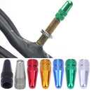 5pcs Bicycle Presta High Aluminium Pressure Valve Caps Dust Covers (Ti)
