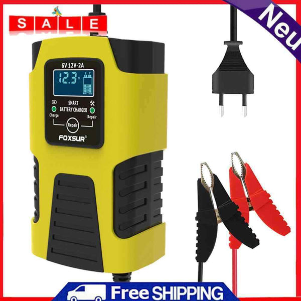 Digital Display Automatic Power Charging 3 Stage Car Motorcycle Battery Chargers