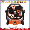 Camping Fan with LED Lamp Portable USB Quiet Cooling Fan for Outdoor Picnic