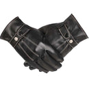Winter Warm Men Accessories Touch Screen Leather Gloves Full Finger Mittens