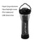 LED Lamp Adjustable Lighthouse Flashlights USB Charging for Outdoor (Black A)