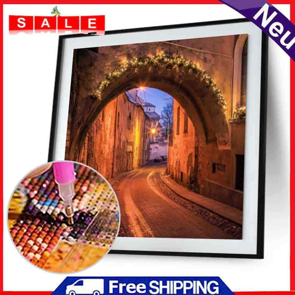 Street Picture 5D Diamond Painting Embroidery DIY Craft Cross Stitch Set