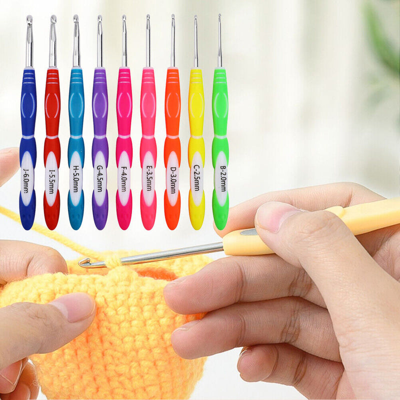 Multi Styles Crochet Set Gauge Needles Knitting DIY Lace Crochet Accessories
