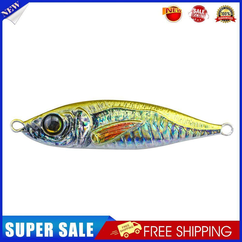 72mm 40g Metal Simulation Fishing Lures Jig Hooks Artificial Hard Bait (A)