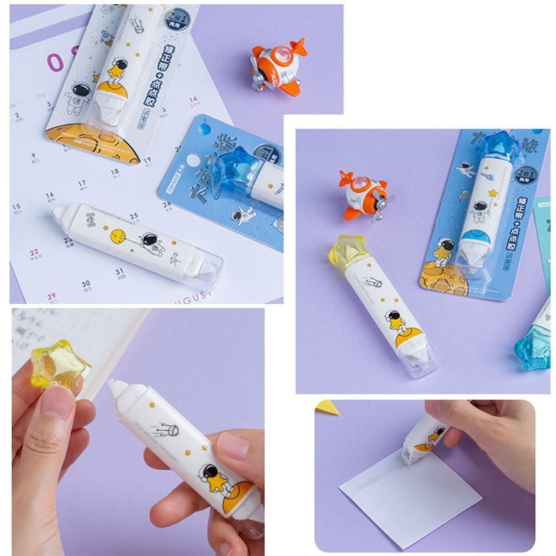 Dots Stick Roller Correction Tape Glue Tape Dispenser Double Sided Adhesive