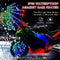 12pcs/set Motorcycle RGB LED Strip Kit RF Remote Control Underglow Lights Bar