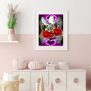 5D DIY Diamond Painting Roses Doves Full Drill Rhinestone Mosaic Art Picture