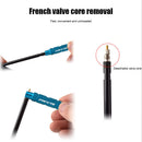 Bike Valve Core Tool Double Head Presta American Valve Core Wrench (Blue) Newly